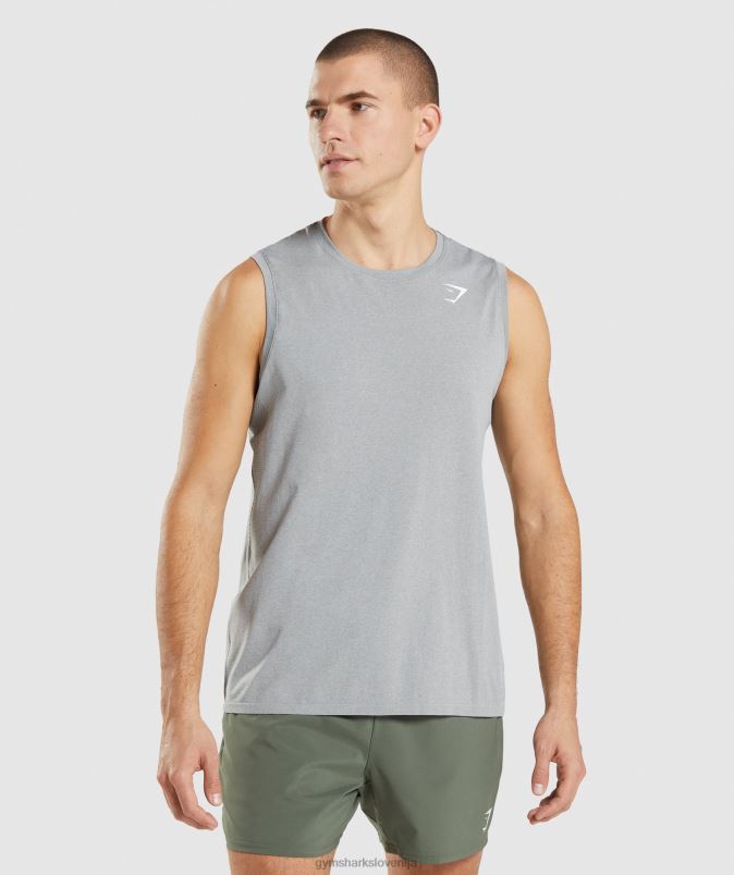 prihod brezšivni rezervoar moškiGymshark siva J00L2943