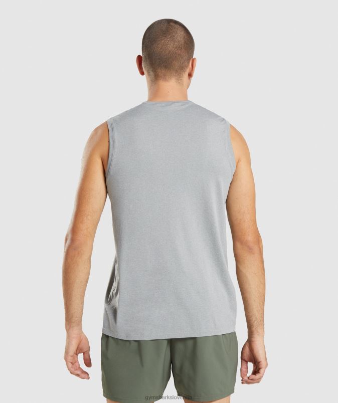 prihod brezšivni rezervoar moškiGymshark siva J00L2943