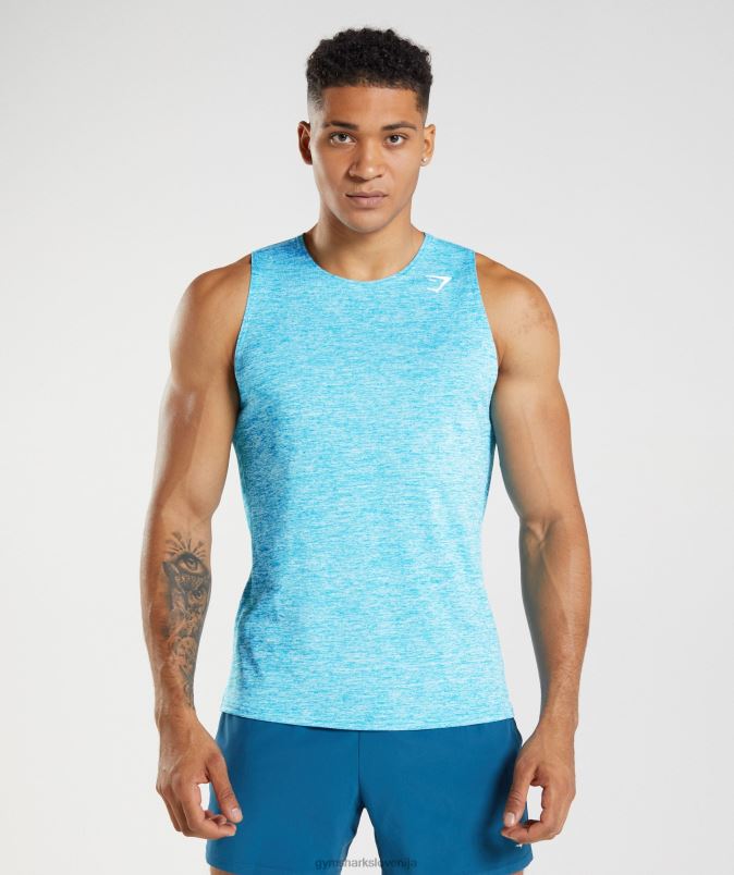 prihod slim marl tank moškiGymshark morski pes modri/beli lapor J00L2940