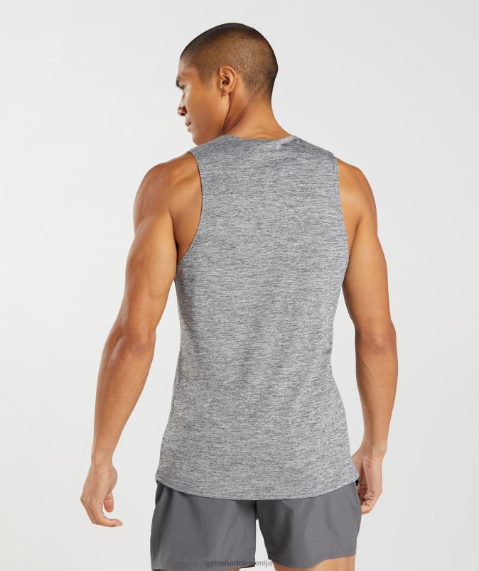 prihod slim marl tank moškiGymshark silhueta siva/svetlo sivi lapor J00L2906