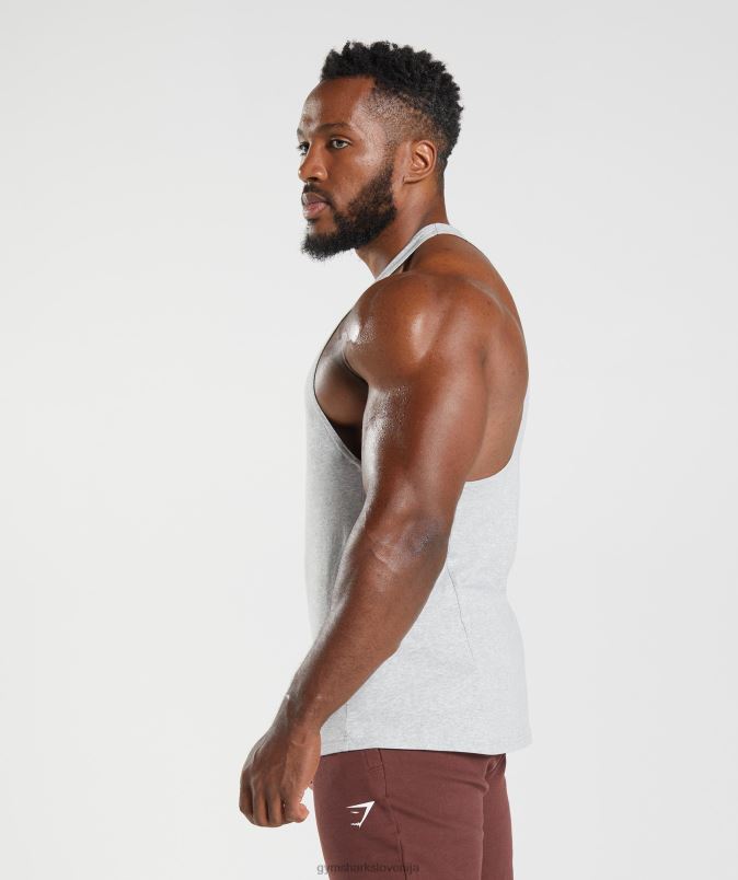 reagirati stringer moškiGymshark svetlo sivi jedrni lapor J00L2985