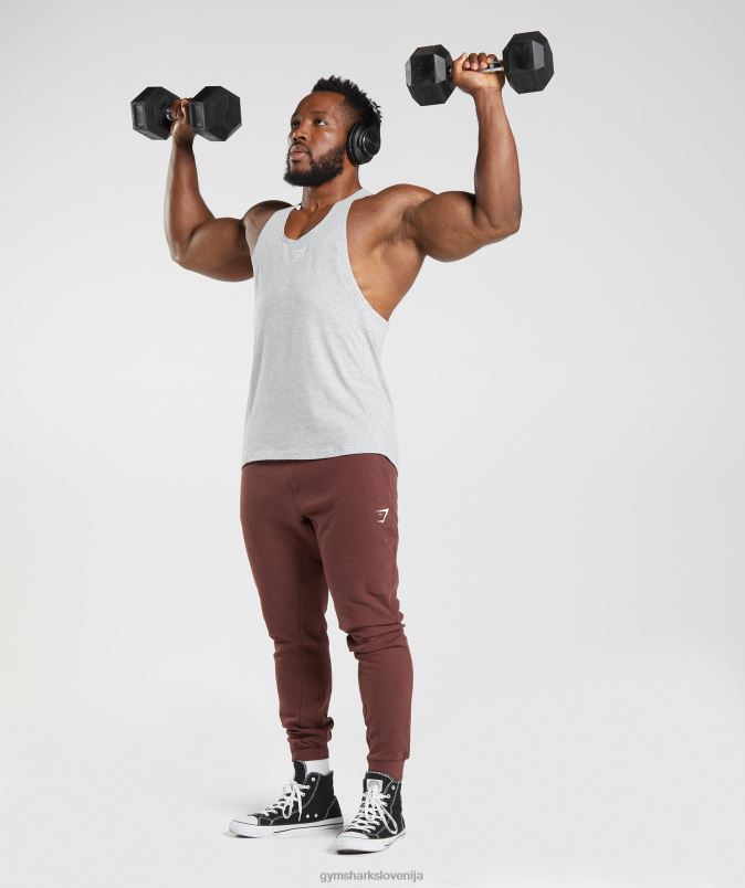 reagirati stringer moškiGymshark svetlo sivi jedrni lapor J00L2985