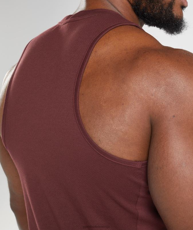 reakcijski rezervoar moškiGymshark pečen maron J00L2916