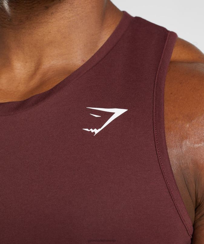 reakcijski rezervoar moškiGymshark pečen maron J00L2916
