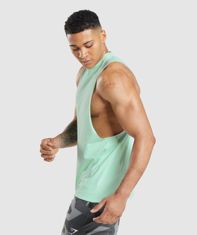 rezervoar s kritično padajočo roko moškiGymshark turbo modra J00L2941