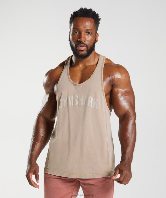 strojno opran stringer moškiGymshark cementno rjava J00L21009