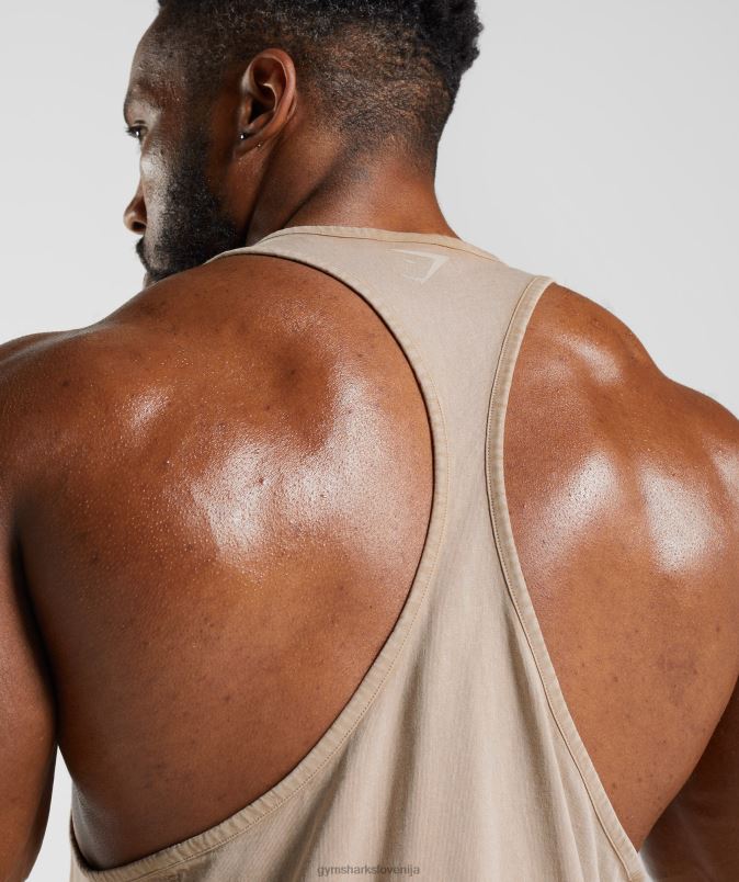 strojno opran stringer moškiGymshark cementno rjava J00L21009