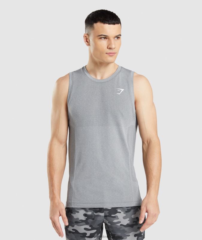 vitalen brezšivni lahki rezervoar moškiGymshark ogljeno sivi lapor J00L2962