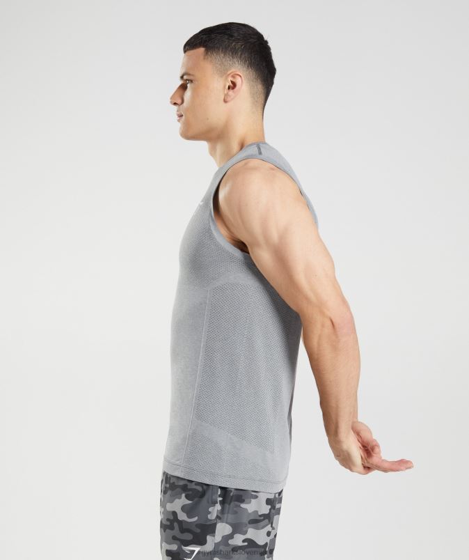 vitalen brezšivni lahki rezervoar moškiGymshark ogljeno sivi lapor J00L2962