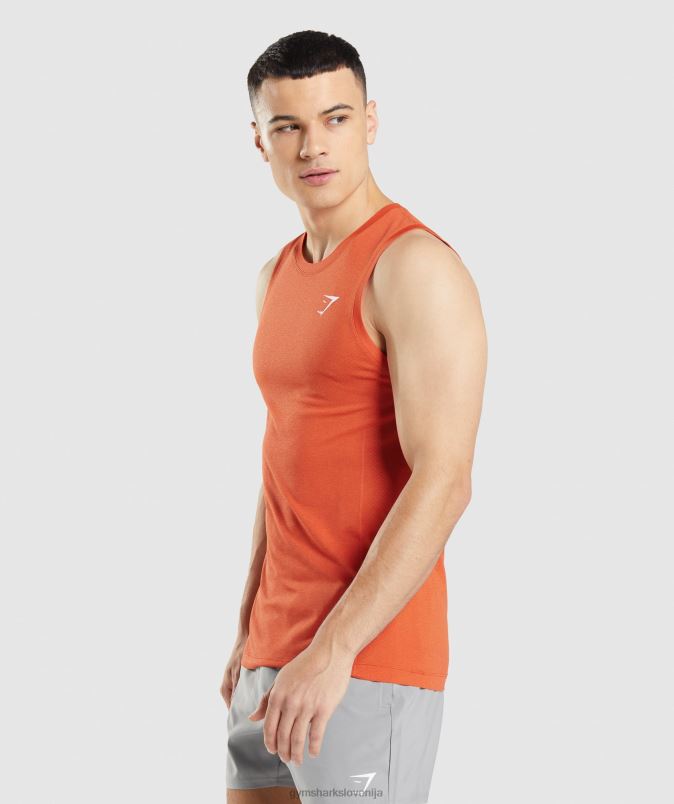 vitalen brezšivni lahki rezervoar moškiGymshark papaja oranžni lapor J00L2900