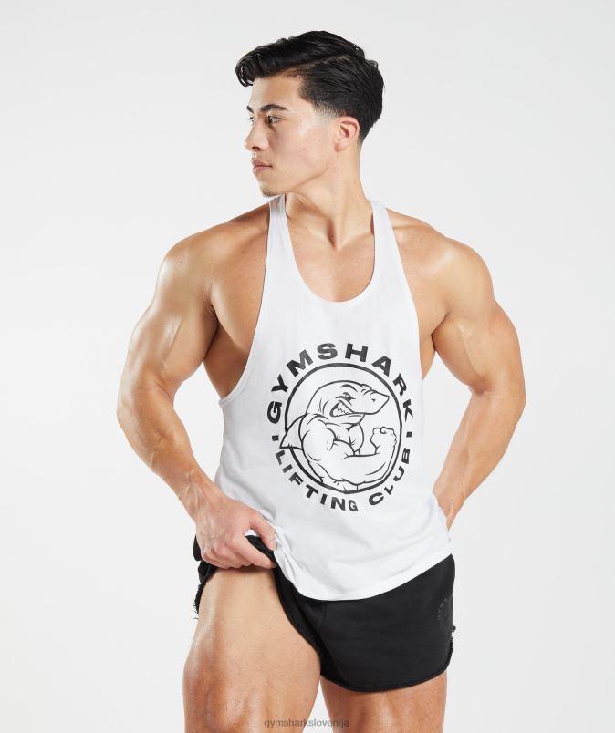 zapuščina stringer moškiGymshark bela J00L21016