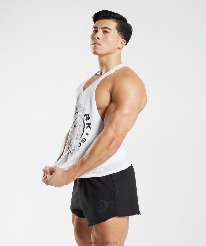 zapuščina stringer moškiGymshark bela J00L21016