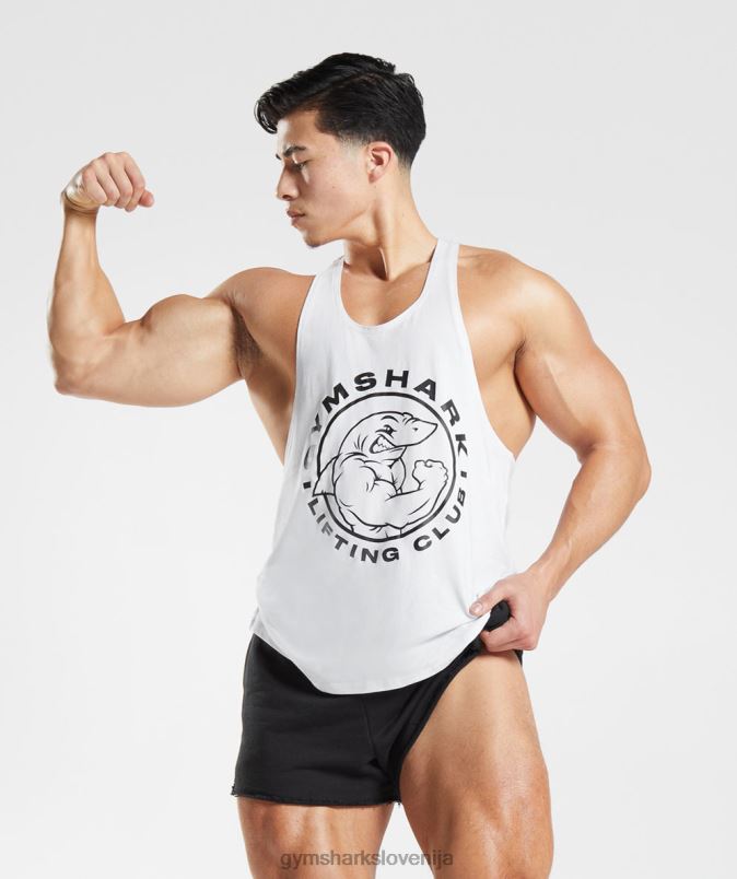 zapuščina stringer moškiGymshark bela J00L21016