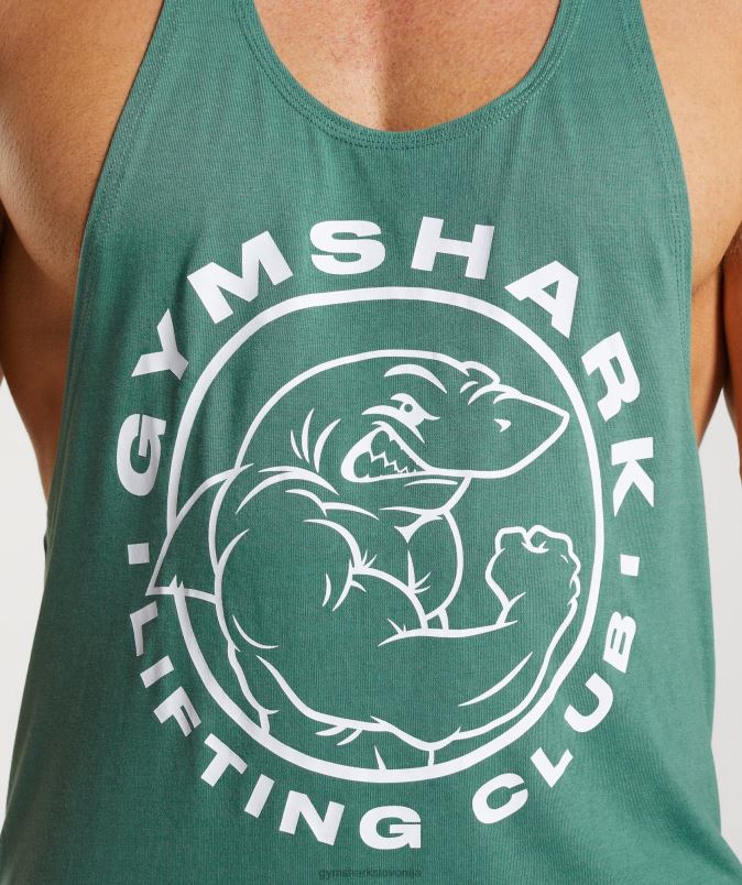 zapuščina stringer moškiGymshark hoya zelena J00L21024