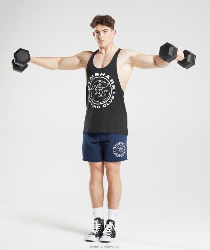 zapuščina stringer moškiGymshark Črna J00L21005