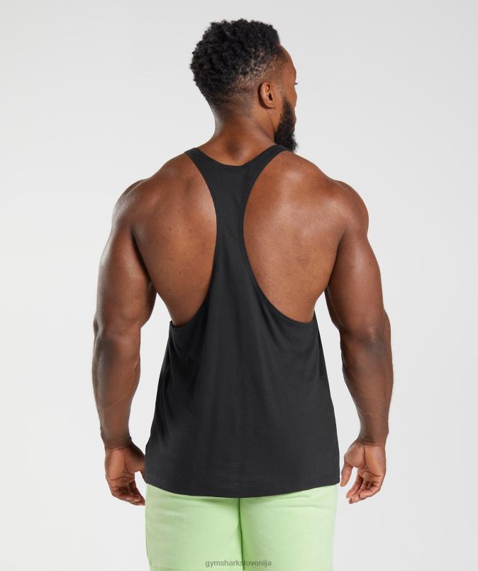 zapuščina stringer moškiGymshark Črna J00L21008