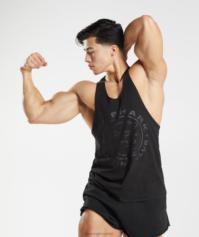 zapuščina stringer moškiGymshark Črna J00L21019