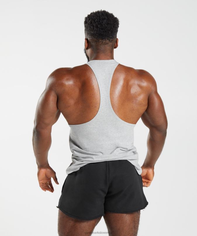 zapuščina stringer moškiGymshark svetlo sivi lapor J00L21020