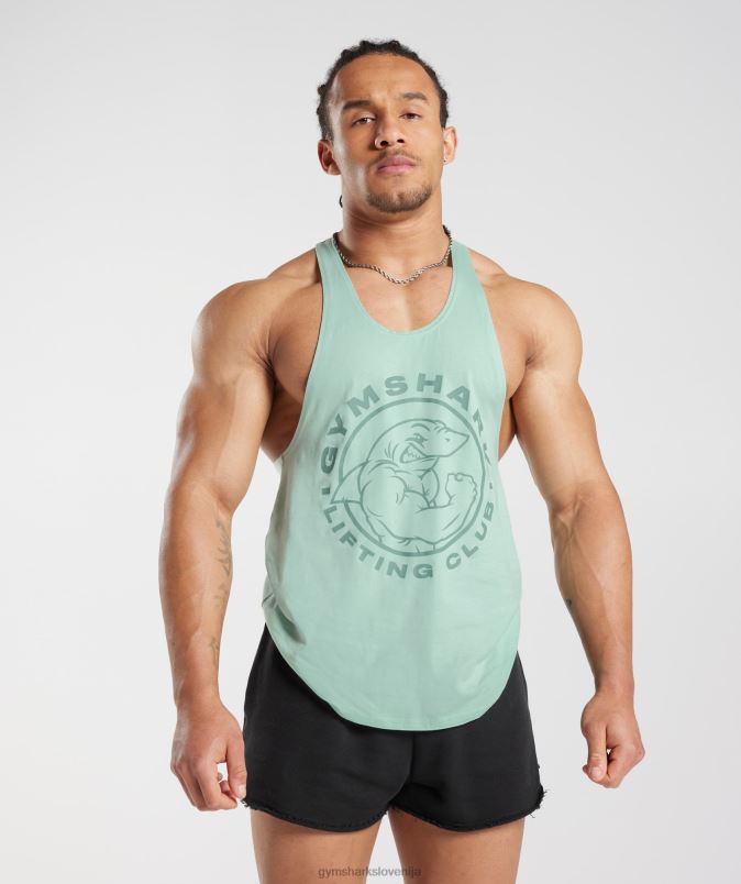 zapuščina stringer moškiGymshark vodno zelena J00L21011
