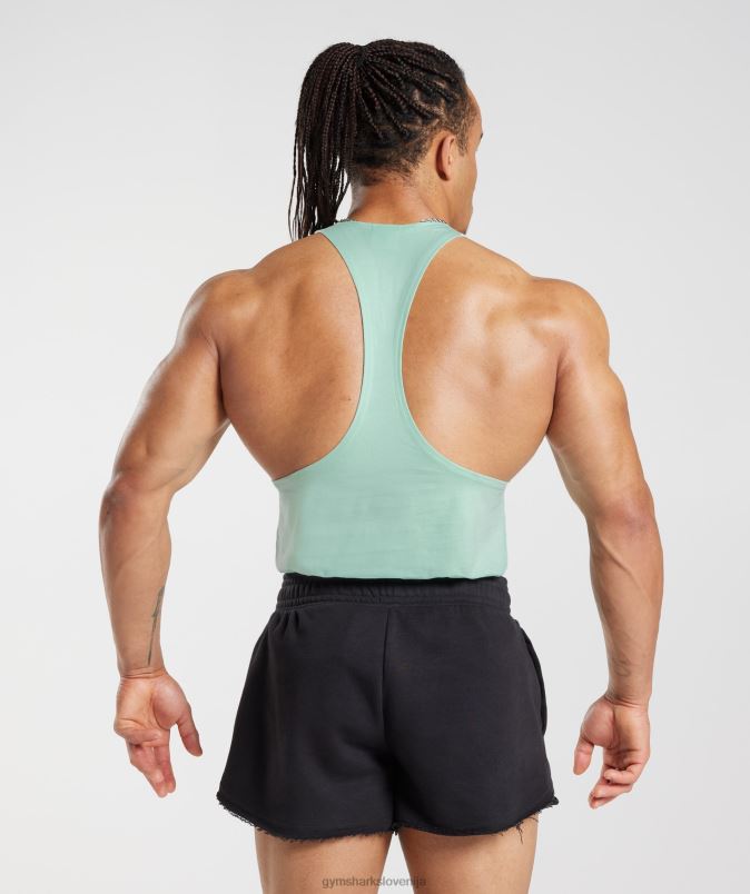 zapuščina stringer moškiGymshark vodno zelena J00L21011
