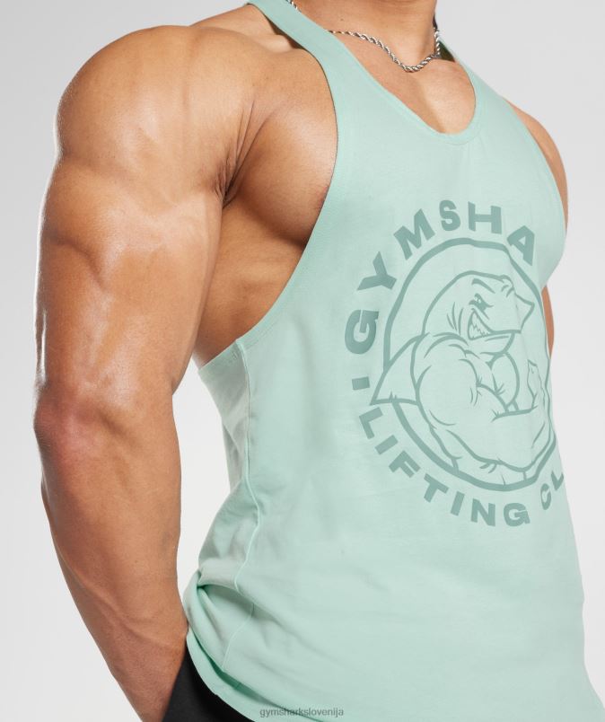 zapuščina stringer moškiGymshark vodno zelena J00L21011