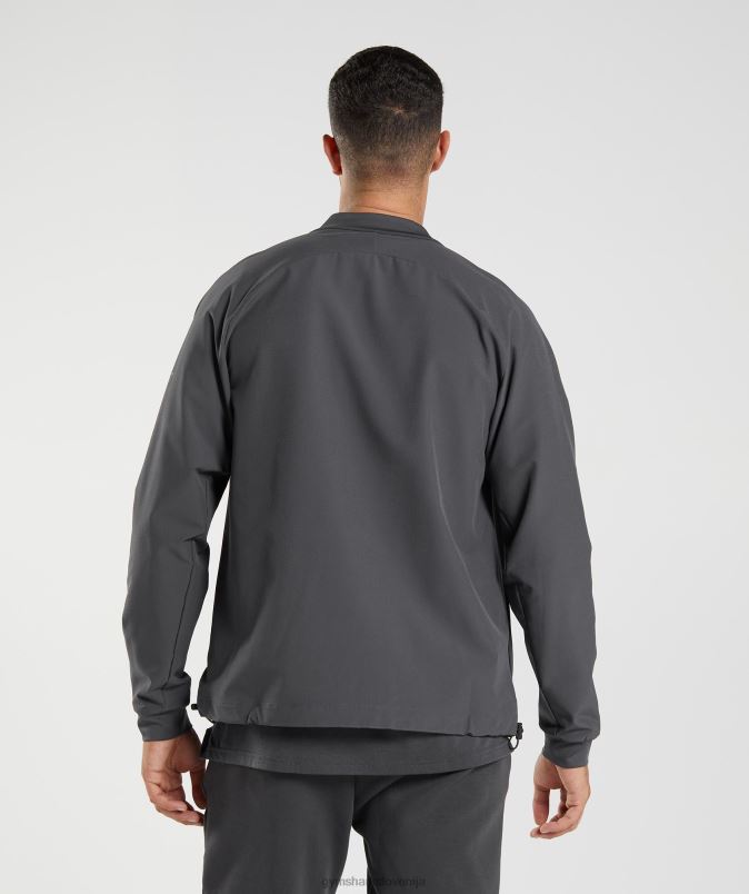 studijska jakna moškiGymshark oniks siva J00L2817