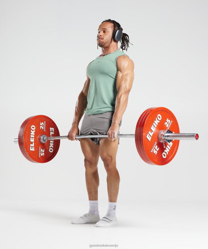 315 tkane kratke hlače moškiGymshark marmorno siva J00L2544