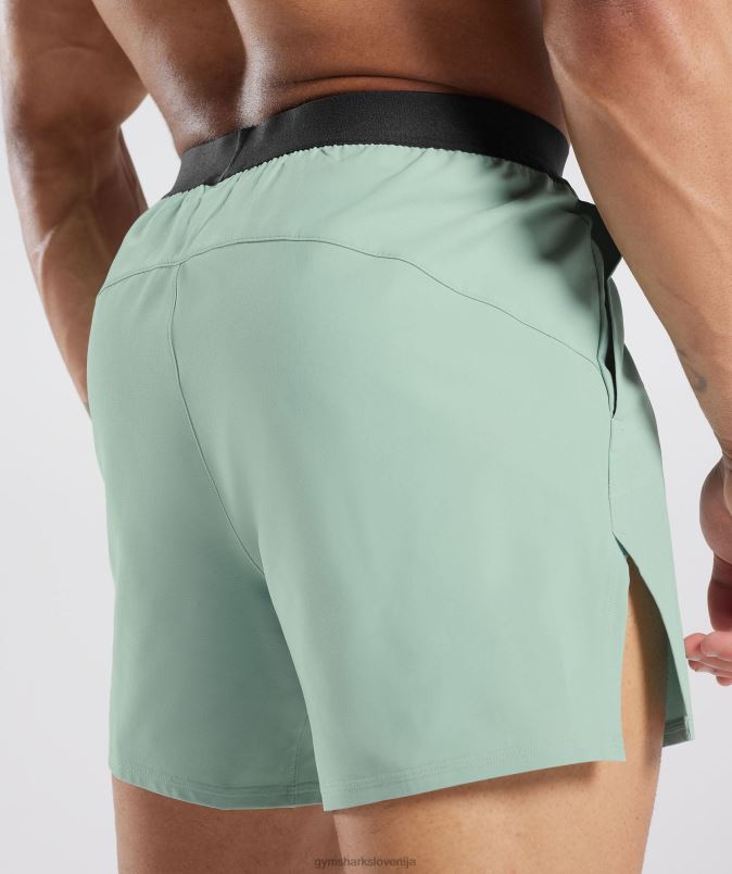 315 tkane kratke hlače moškiGymshark mraz teal J00L2545