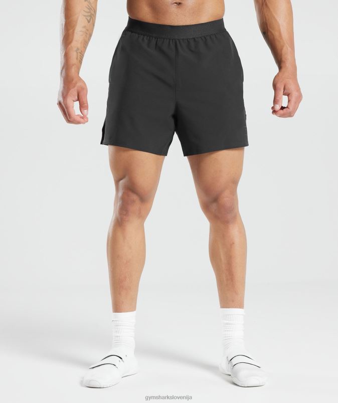 315 tkane kratke hlače moškiGymshark Črna J00L2547