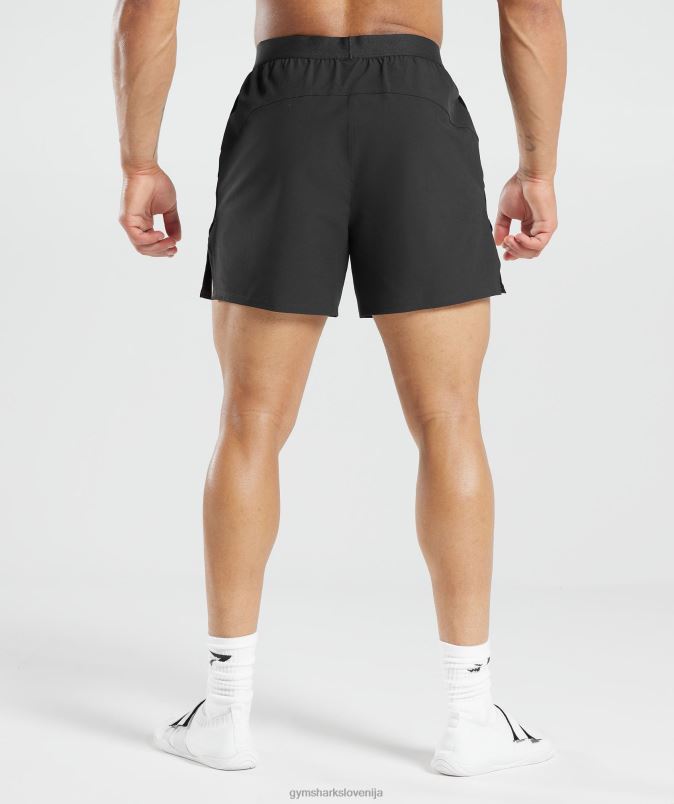 315 tkane kratke hlače moškiGymshark Črna J00L2547