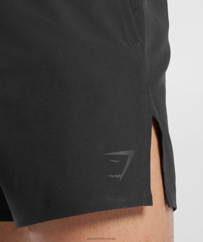 315 tkane kratke hlače moškiGymshark Črna J00L2547