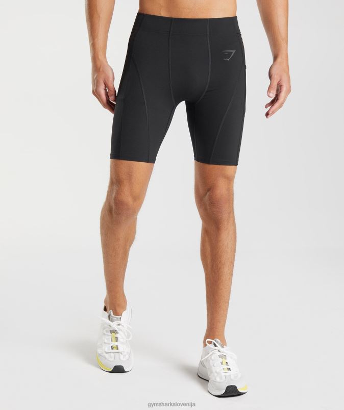 Control Baselayer kratke hlače moškiGymshark Črna J00L2561