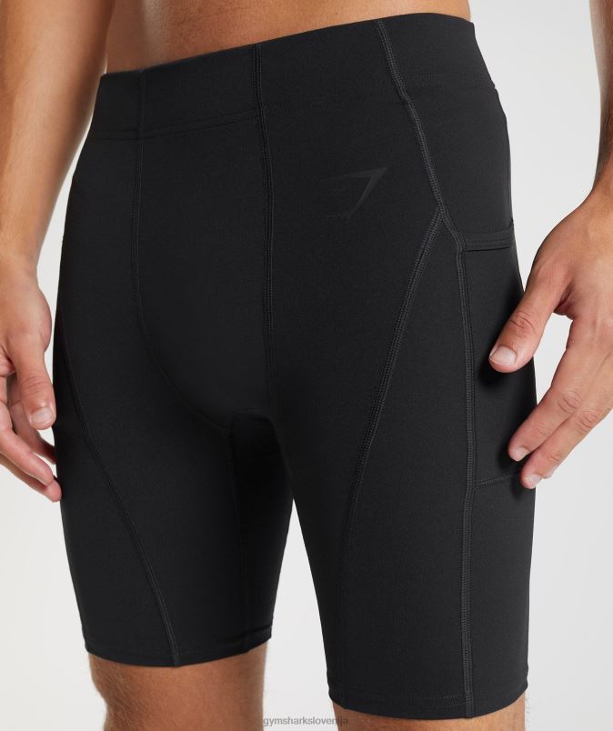 Control Baselayer kratke hlače moškiGymshark Črna J00L2561