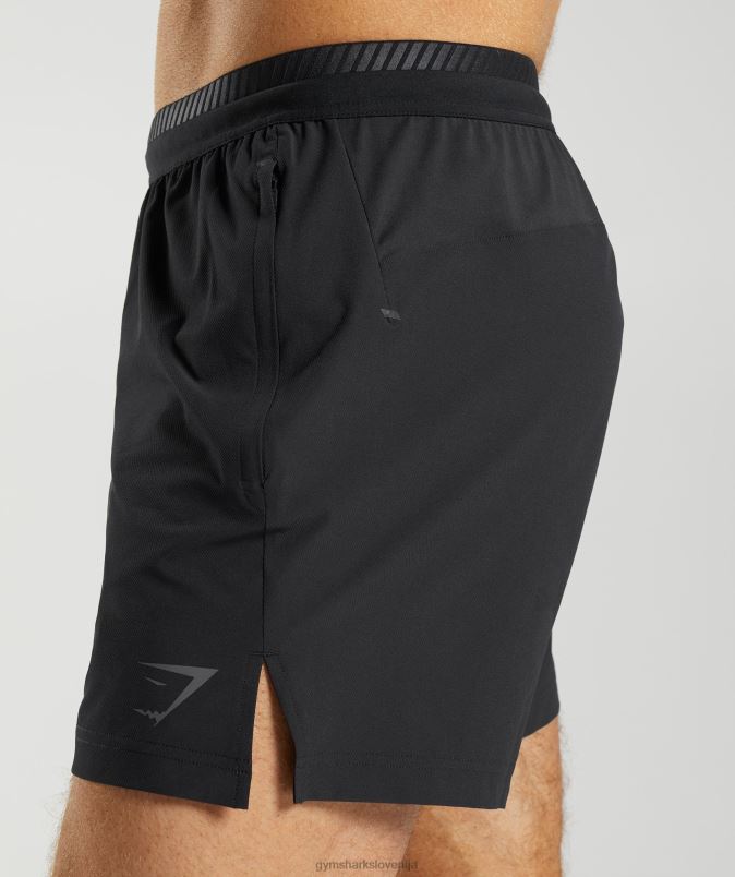 apex 5 hibridne kratke hlače moškiGymshark Črna J00L2548