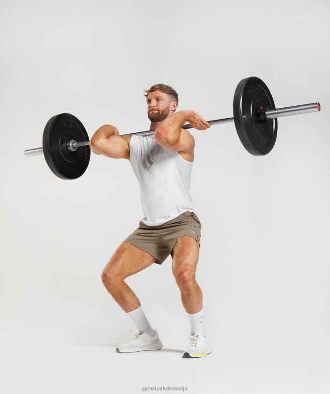 apex 5 hibridne kratke hlače moškiGymshark zemeljsko rjava J00L2550