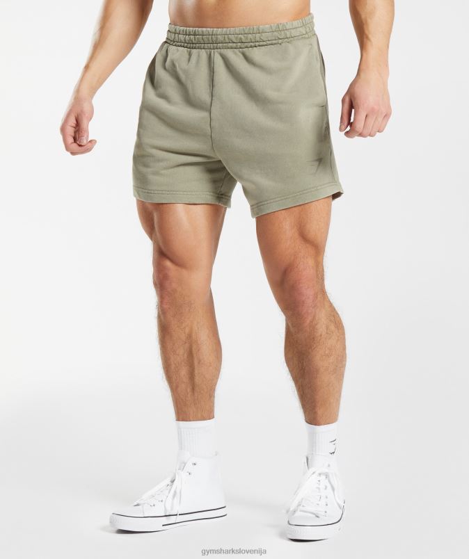 električno oprane 5 kratkih hlač moškiGymshark ekru rjava J00L2512