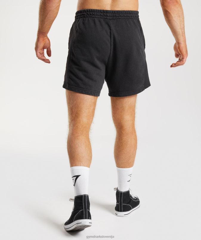 električno oprane 5 kratkih hlač moškiGymshark Črna J00L2524