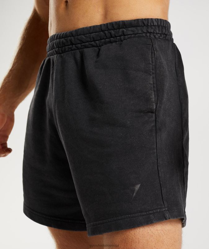 električno oprane 5 kratkih hlač moškiGymshark Črna J00L2524