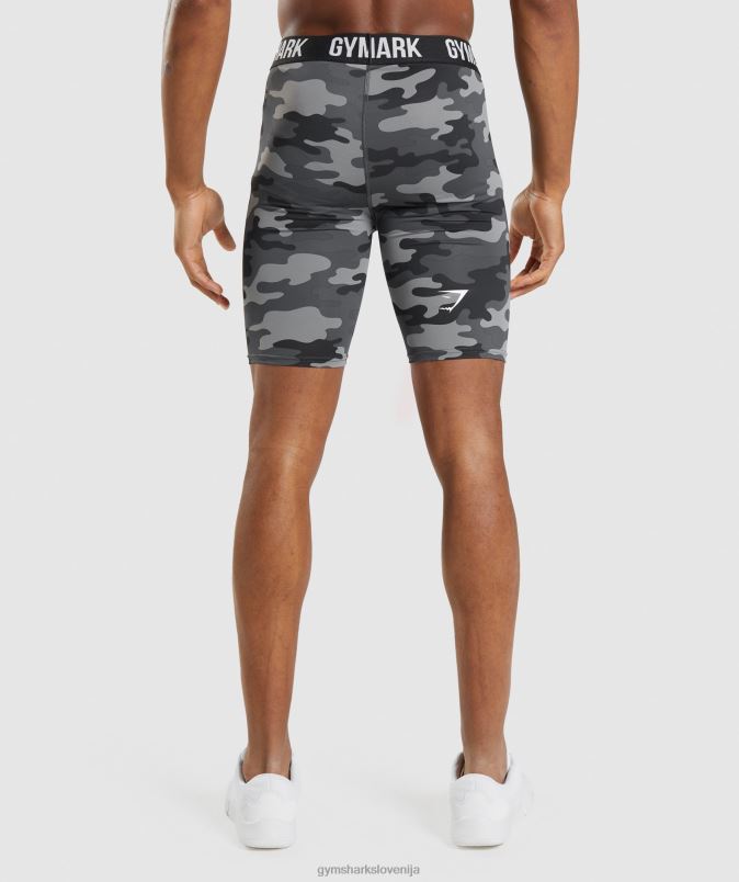 element baselayer kratke hlače moškiGymshark sivi tisk J00L2560