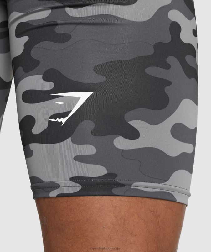 element baselayer kratke hlače moškiGymshark sivi tisk J00L2560