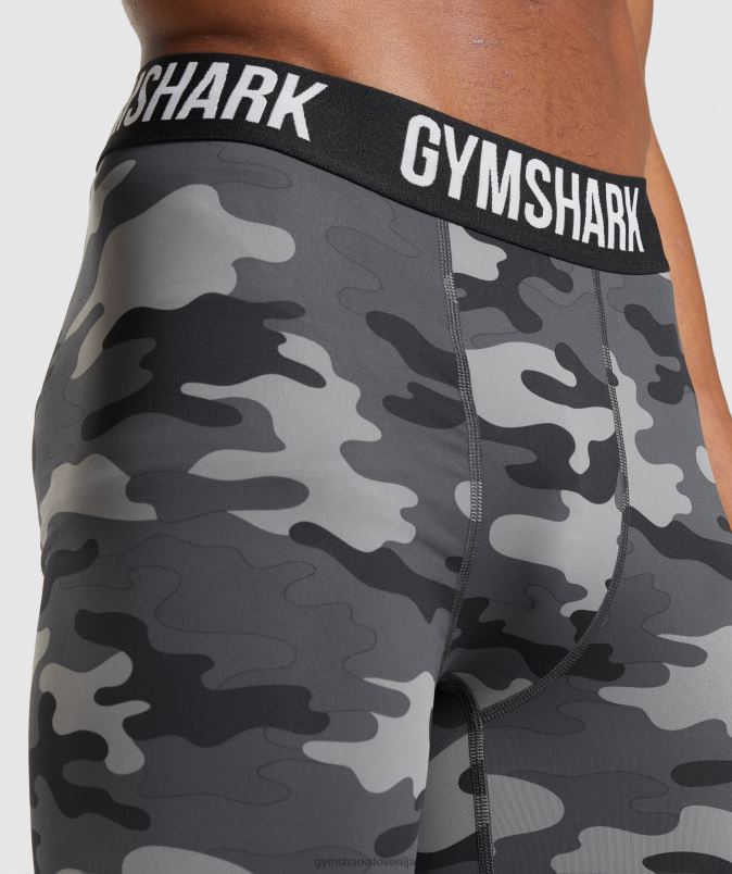 element baselayer kratke hlače moškiGymshark sivi tisk J00L2560