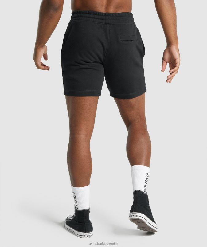 kratke hlače z grebenom moškiGymshark Črna J00L2514