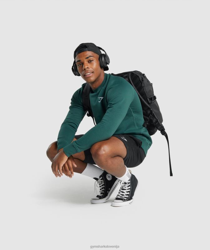 kratke hlače z grebenom moškiGymshark Črna J00L2514