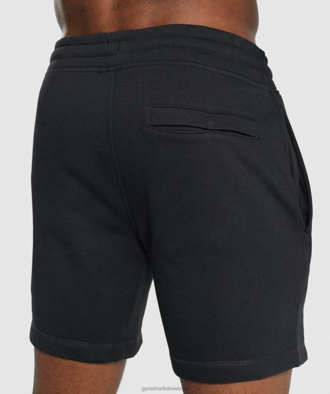 kratke hlače z grebenom moškiGymshark Črna J00L2514