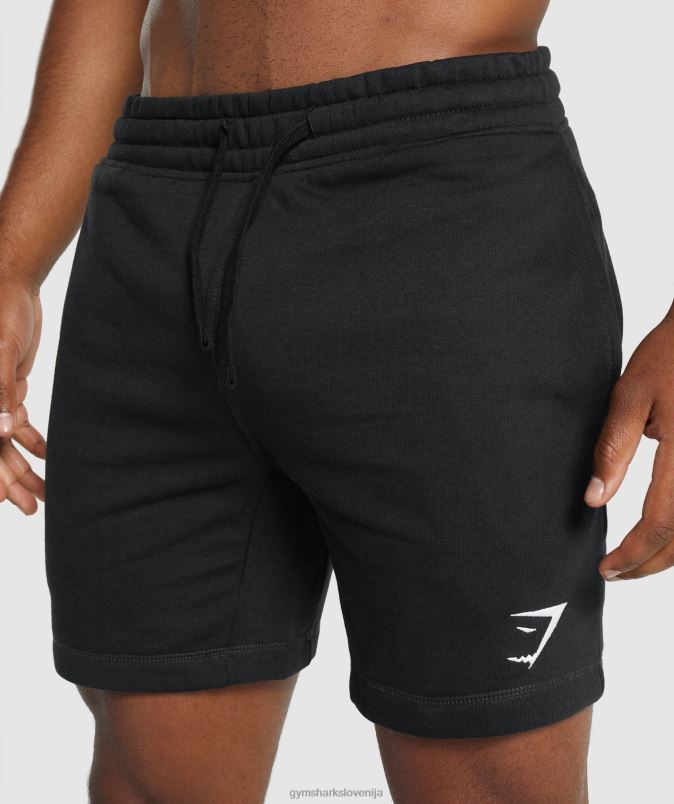 kratke hlače z grebenom moškiGymshark Črna J00L2514