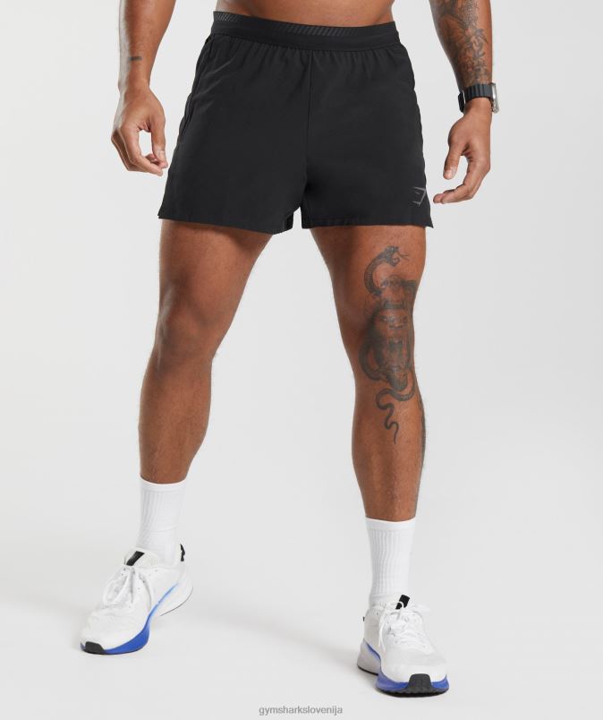 kratke hlače za apex run 4 moškiGymshark Črna J00L2523