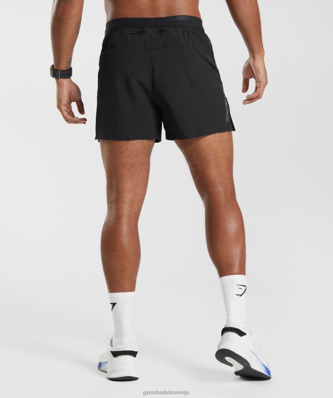 kratke hlače za apex run 4 moškiGymshark Črna J00L2523