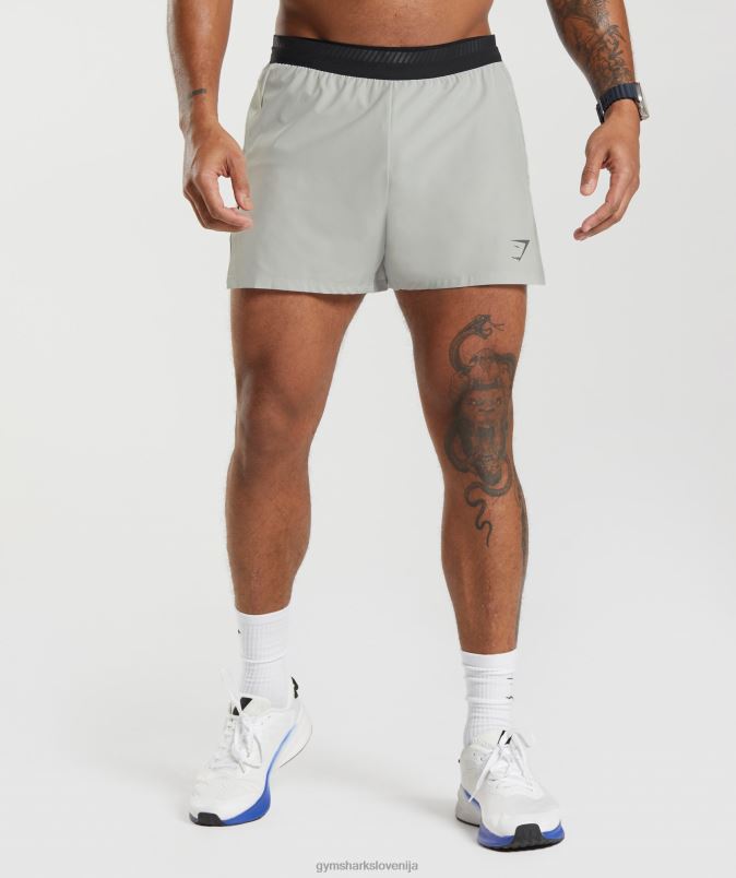 kratke hlače za apex run 4 moškiGymshark svetlo siva J00L2539