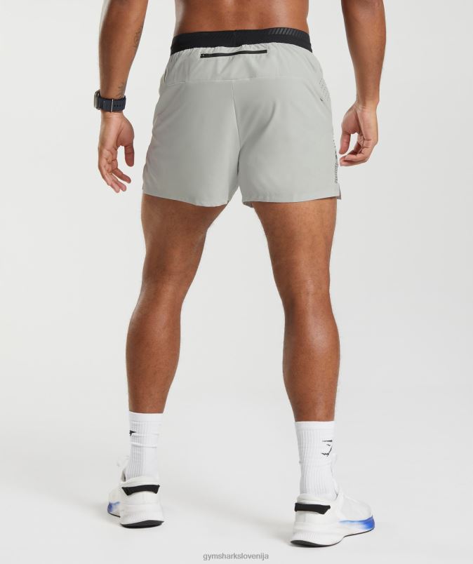 kratke hlače za apex run 4 moškiGymshark svetlo siva J00L2539