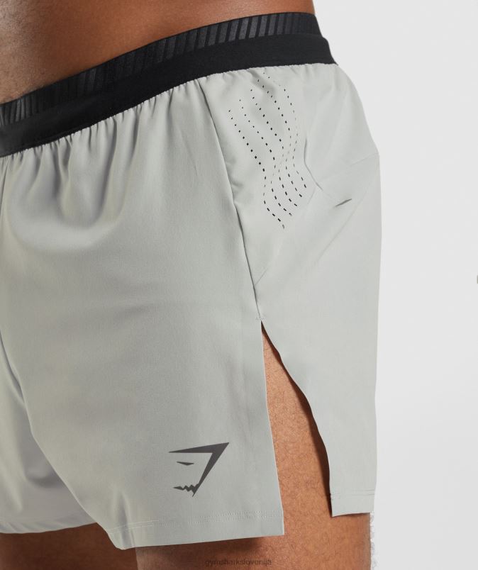 kratke hlače za apex run 4 moškiGymshark svetlo siva J00L2539